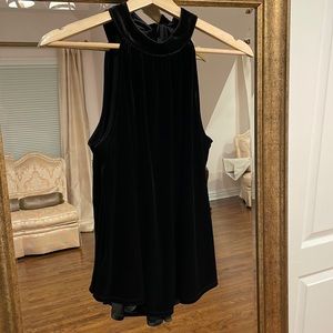 Nordstrom Velvet bow tie back top